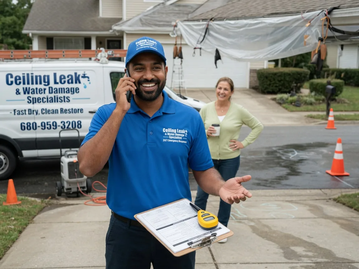 Ceiling Leak Cleanup Lane, IL FAQs